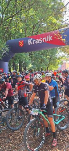 Leśnicy wystartowali w kraśnickim maratonie MTB